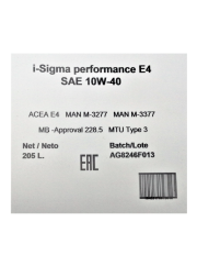 i-Sigma performance E4 10W-40