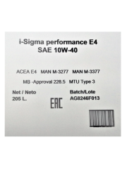 i-Sigma performance E4 10W-40
