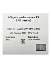 i-Sigma performance E4 10W-40